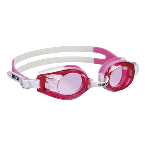 Pink Pink Lenses BECO Halifax Junior Childrens Swimming Goggle 